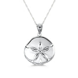 14K Gold Sand Dollar Necklace - Beach Jewelry - Gianni Deloro