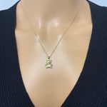 14K Gold Teddy Bear Necklace - Cute Animal Pendant - Gianni Deloro