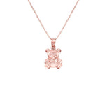 14K Gold Teddy Bear Necklace - Cute Animal Pendant - Gianni Deloro