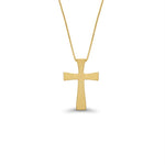 14K Gold Cross Necklace - Gianni Deloro