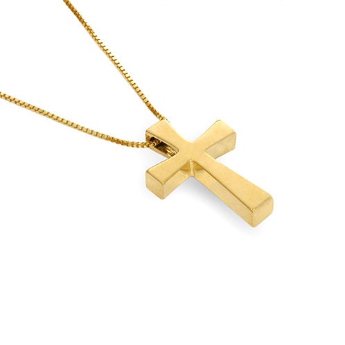 14K Gold Cross Necklace - Gianni Deloro