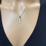 14k Gold Cross Necklace - Christian Jewelry for Men & Women - Gianni Deloro