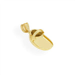 14K Gold Baby Shoe Pendant – Gold Charms for Women - Gianni Deloro