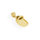 14K Gold Baby Shoe Pendant
