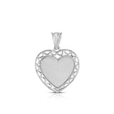 14K solid gold Heart Pendant