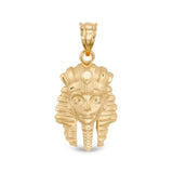 14k solid gold pharoah pendant.