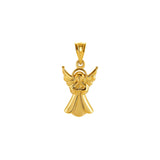 14k solid gold Angel Pendant
