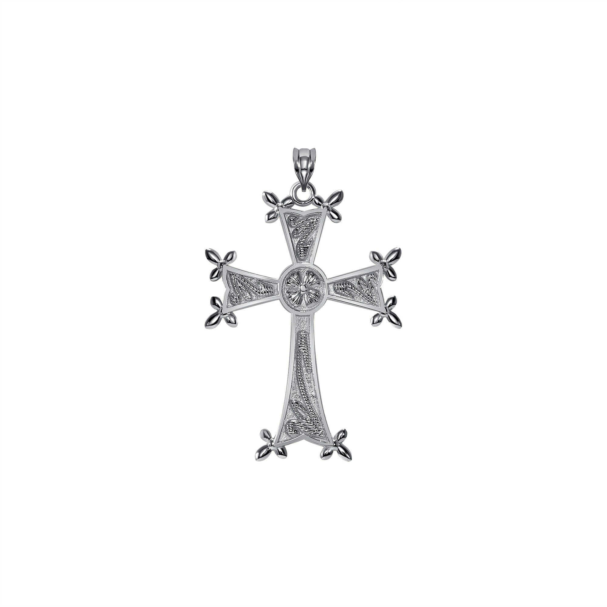 14K Gold Armenian Cross Pendant