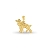 14k solid gold Cocker Spaniel pendant