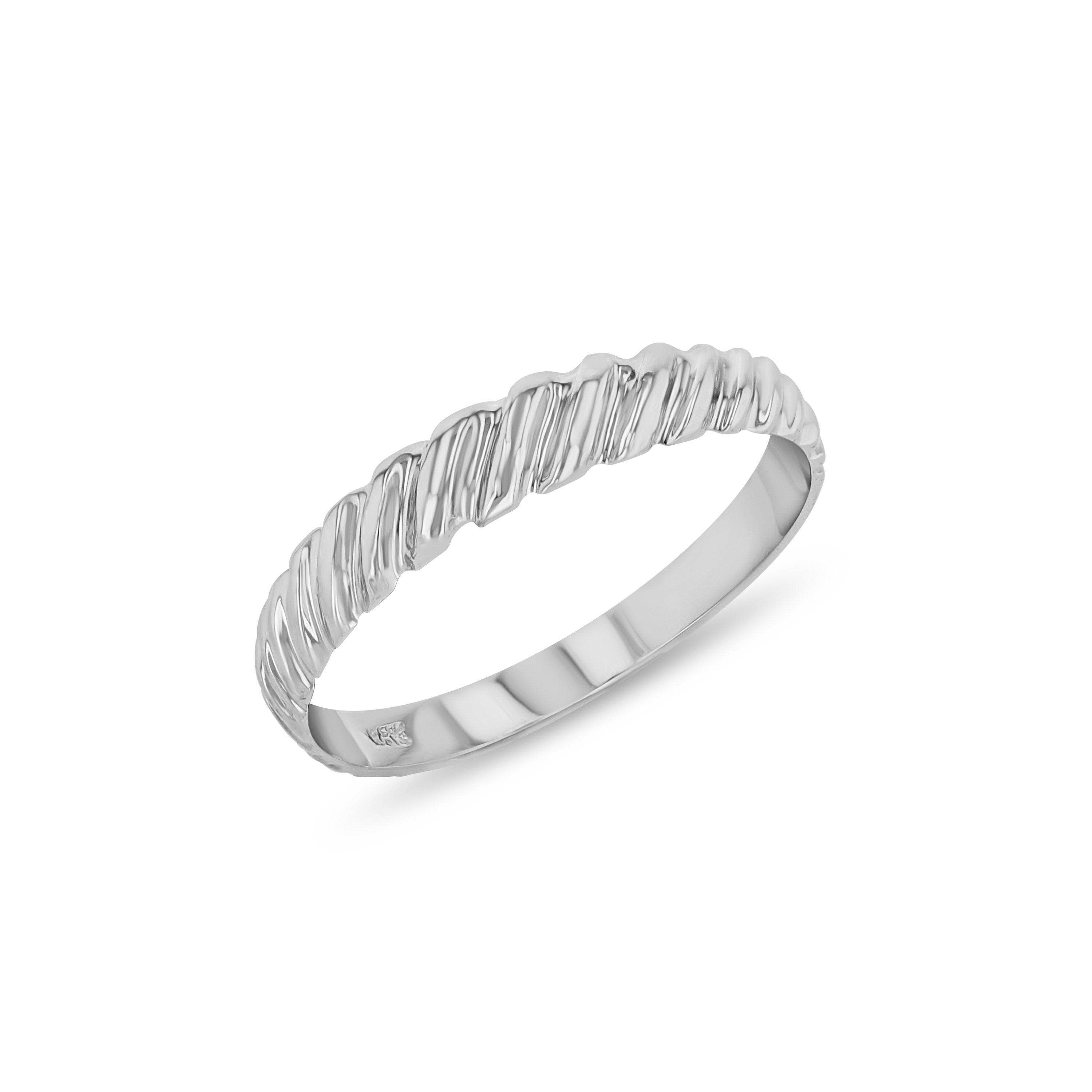 14K Gold Twisted Band Ring – Gold Rings for Women - Gianni Deloro