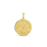 14k solid gold Virgin Mary Pendant