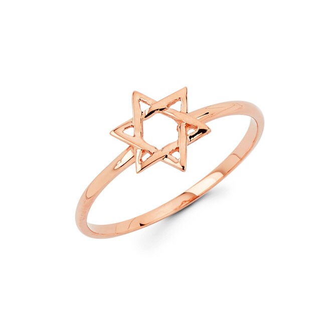 14K Star of david ring
