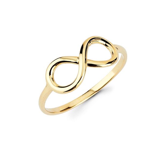 14K Infinity ring