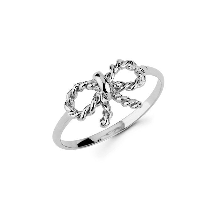 14k Gold Bow Ring