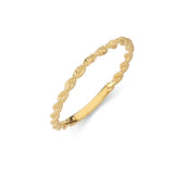 14k Twisted Gold Rope Ring - Gold Stackable Rings - Gianni Deloro