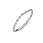 14k Twisted Gold Rope Ring - Gold Stackable Rings - Gianni Deloro
